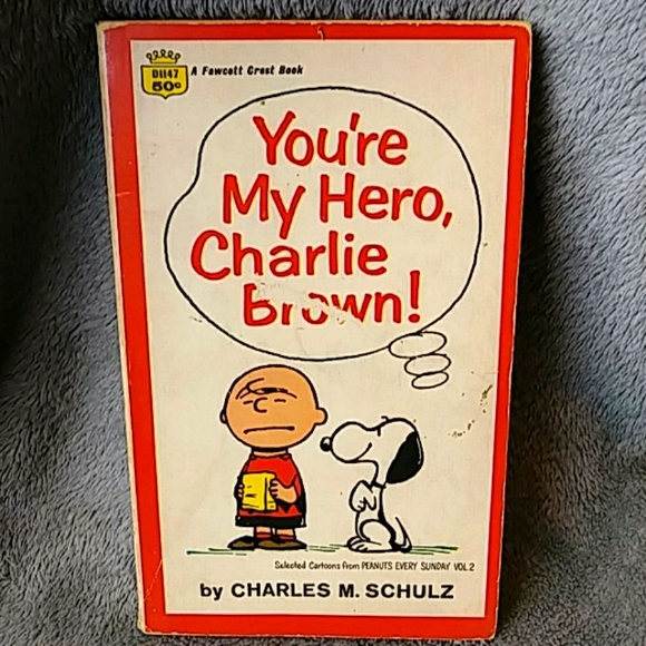 Vintage 1968 You're My Hero, Charlie Brown! Book